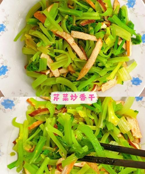 炒芹菜豆腐干怎么炒
，芹菜洋葱炒豆干怎么做好吃？图1