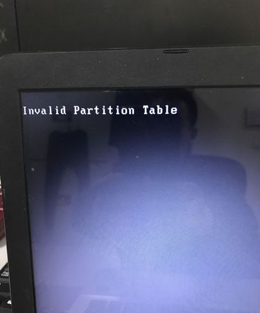 开机显示“invalid partition table”怎么办
，invalid partition table是硬盘烧了吗？图1