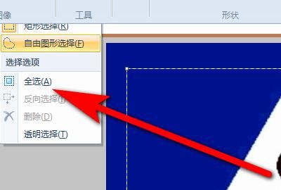 如何用windows自带画图工具把蓝底照片改成白底
，如何把蓝底照片变成白底？图8