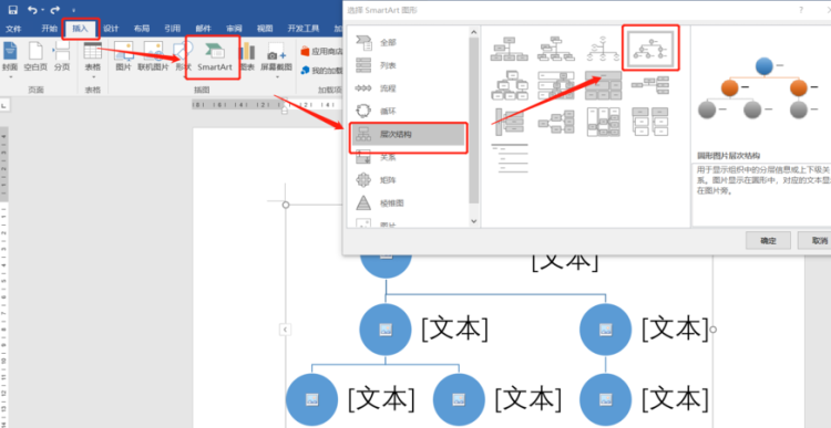 如何插入smartart图形中的层次结构图?
，ppt中如何制作层次结构列表？图2