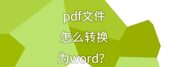 如何将pdf转换成word文档
，PDF  如何转换成Word？图3