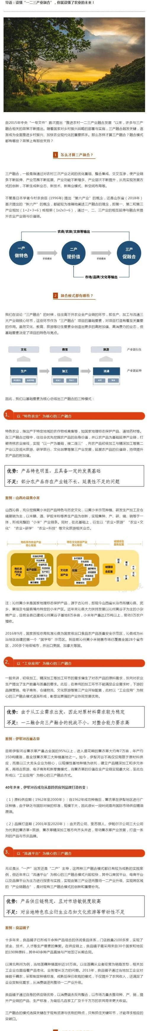 三产融合是哪三产
，农业产业融合的两个典型定义？图2