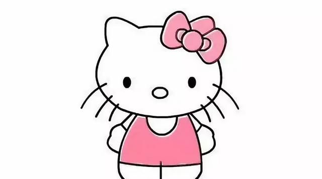 教你画say hello 的大白的简笔画
，hello kitty凯蒂猫简笔画图解教程？图10