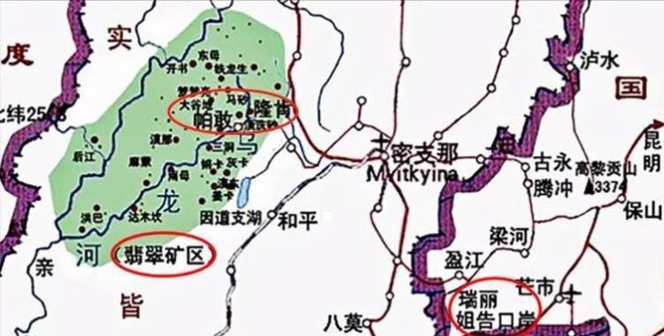 缅甸翡翠场地有哪些
，除了缅甸，还有哪些地方出产翡翠？图2