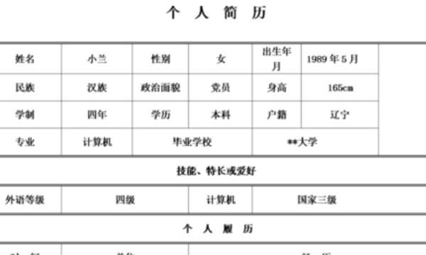 电子简历中如何插入电子照片？
，如何在个人简历模板中添加照片？求解答。谢谢啦？图2