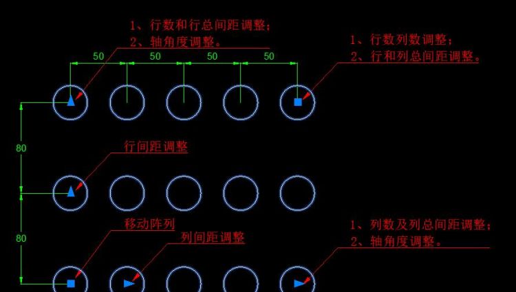 CAD阵列，旋转介绍及操作方法
，CAD阵列的方法？图4