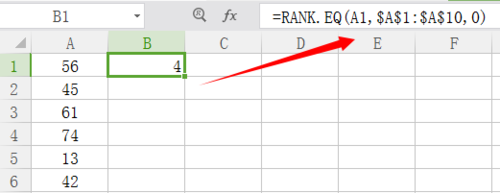 RANK.EQ函数怎么用
，rank.eq函数怎么用？图4