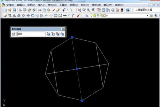 CAD怎么画正八边形
，cad如何确定不规则八边形的中心？图6