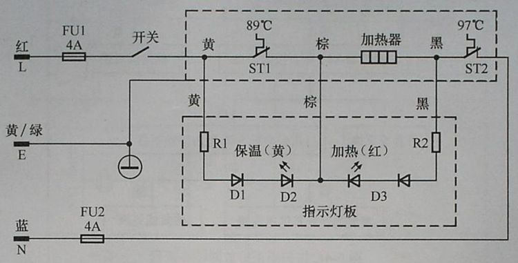 饮水机加热原理
，壁挂式饮水机加热原理？图1