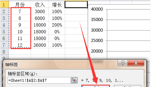 在excel中怎样在一个图中画柱形图和折线图？
，Excel怎样把柱状图和折线图放在一起（超详细）？图8