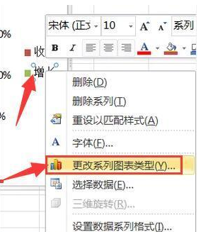 在excel中怎样在一个图中画柱形图和折线图？
，Excel怎样把柱状图和折线图放在一起（超详细）？图12