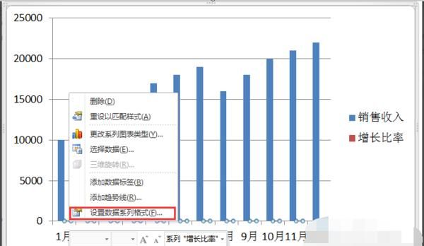 如何在柱形图上加折线图
，wps如何在条形图上增加折线？图12