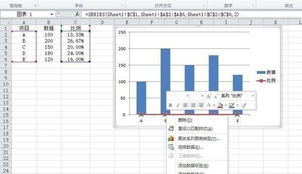 如何在柱形图上加折线图
，wps如何在条形图上增加折线？图25