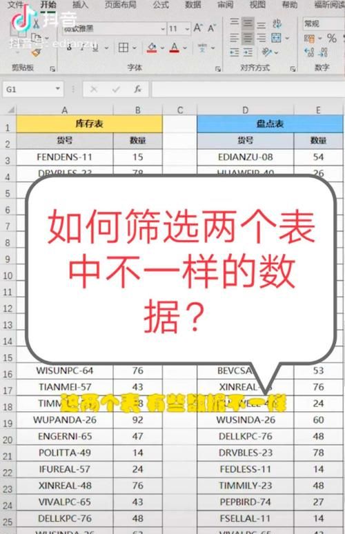 excel比较筛选两列不一样的数据
，excel怎么筛选掉不一样的数据？图2