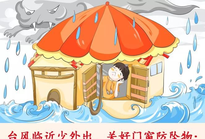 如何预防台风?
，人们是如何防台风和自救？图2