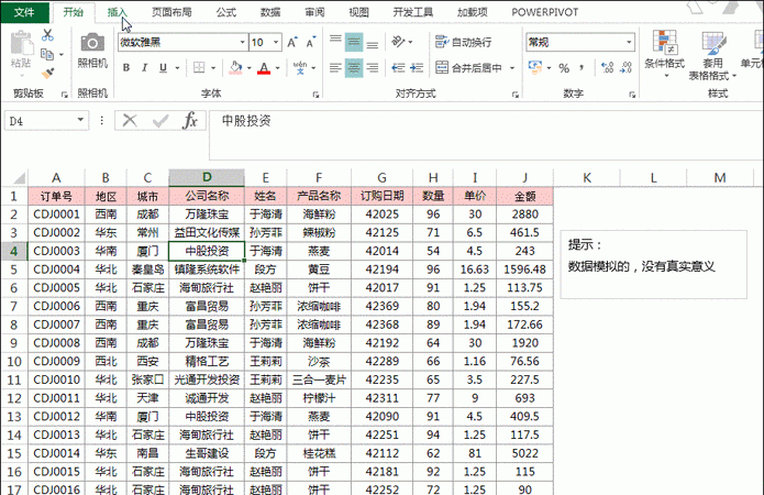 Excel表格数据透视表怎么做？
，Excel表格数据透视表怎么做？图1