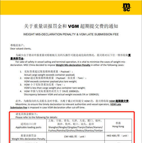 海运vgm，海运vgm是什么意思？
，海运中vgm是什么意思？图2