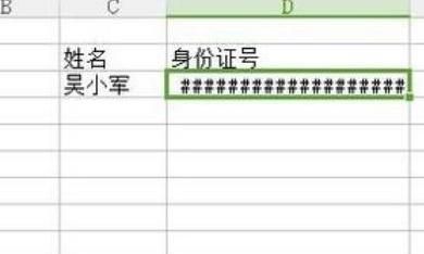 怎样在excel里输入身份证号
，怎样在excel里输入身份证号？图11